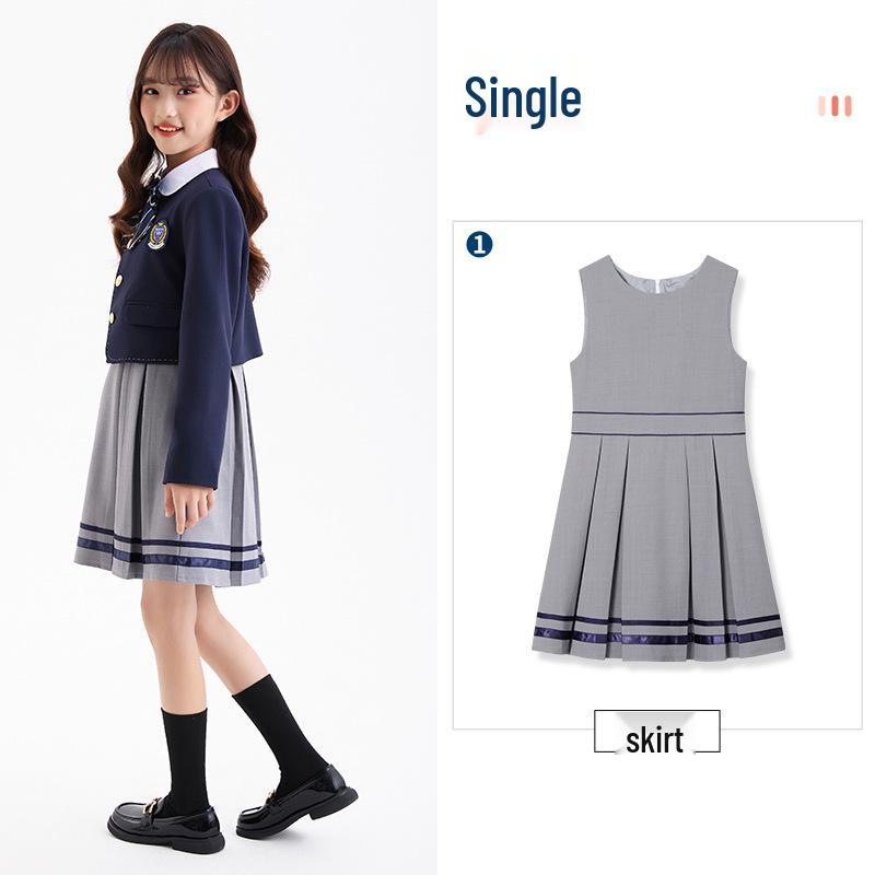 British Style Kindergarten Uniforms: Children's Formal Suit Jackets for Boys and Girls