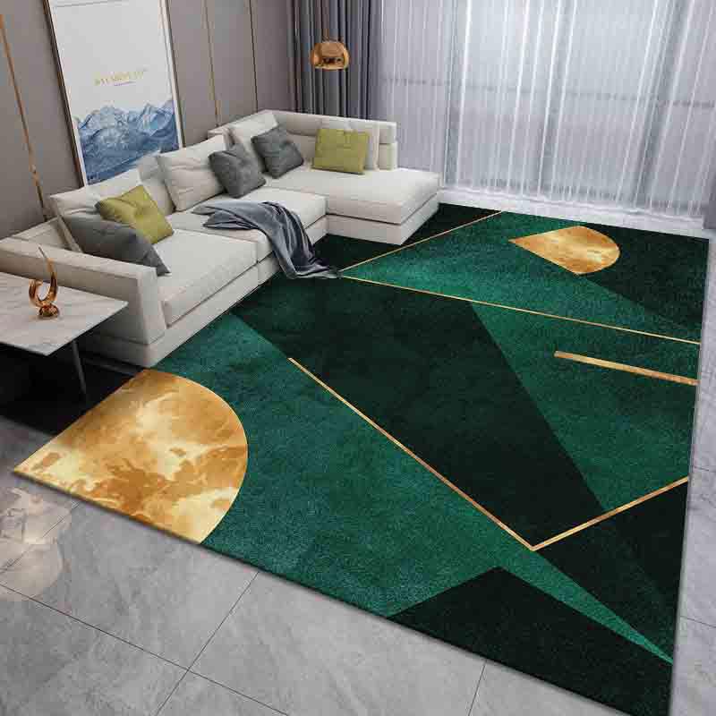 Light Luxury Printed Carpet for Home Living Room Coffee Table Bay Window Bedroom Japanese Style Carpet