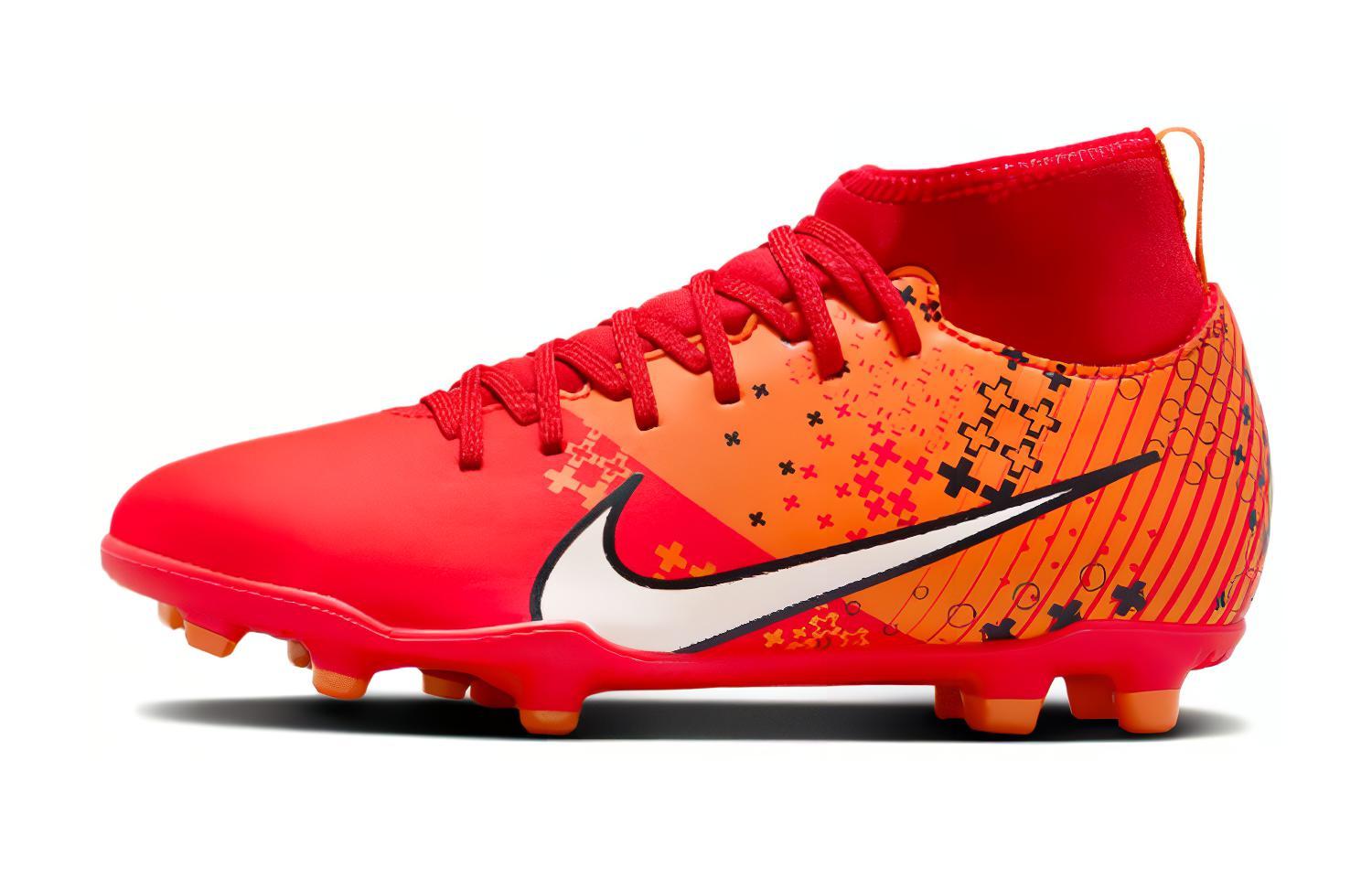 

Найк младший. Mercurial Superfly 9 Club Нескользящие Износостойкие Средней Высоты Детские Футбольные Бутсы Красные Подростковые FJ0351-600 36