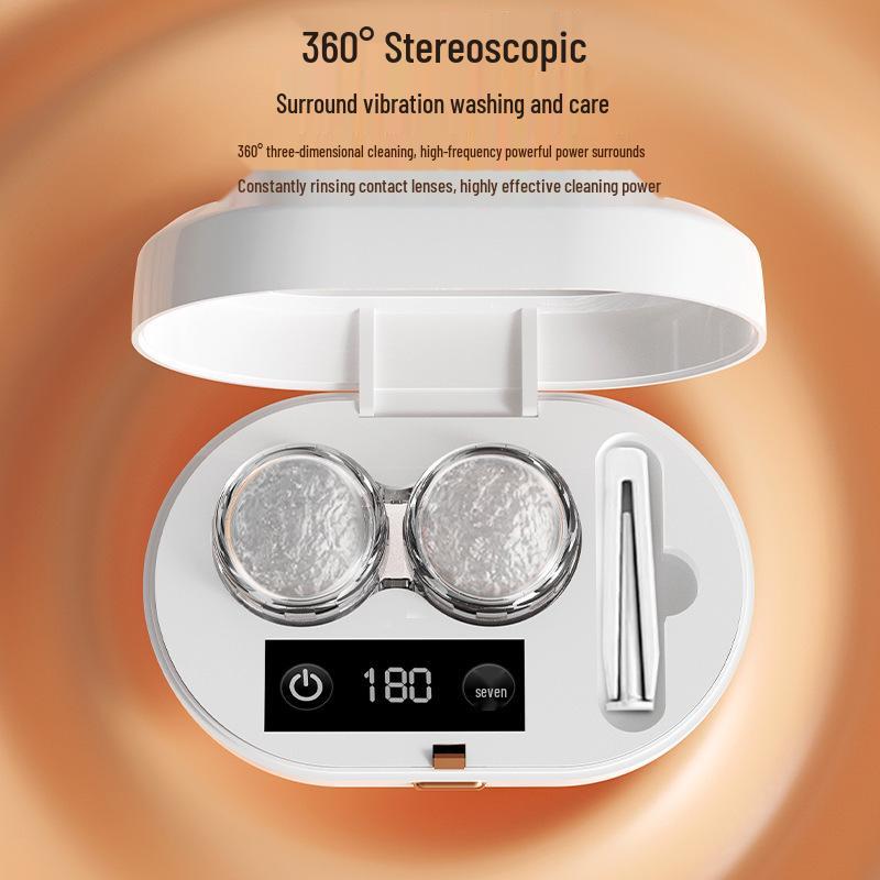 Automatic Folding Ultrasonic Contact Lens Cleaner and Sterilizer