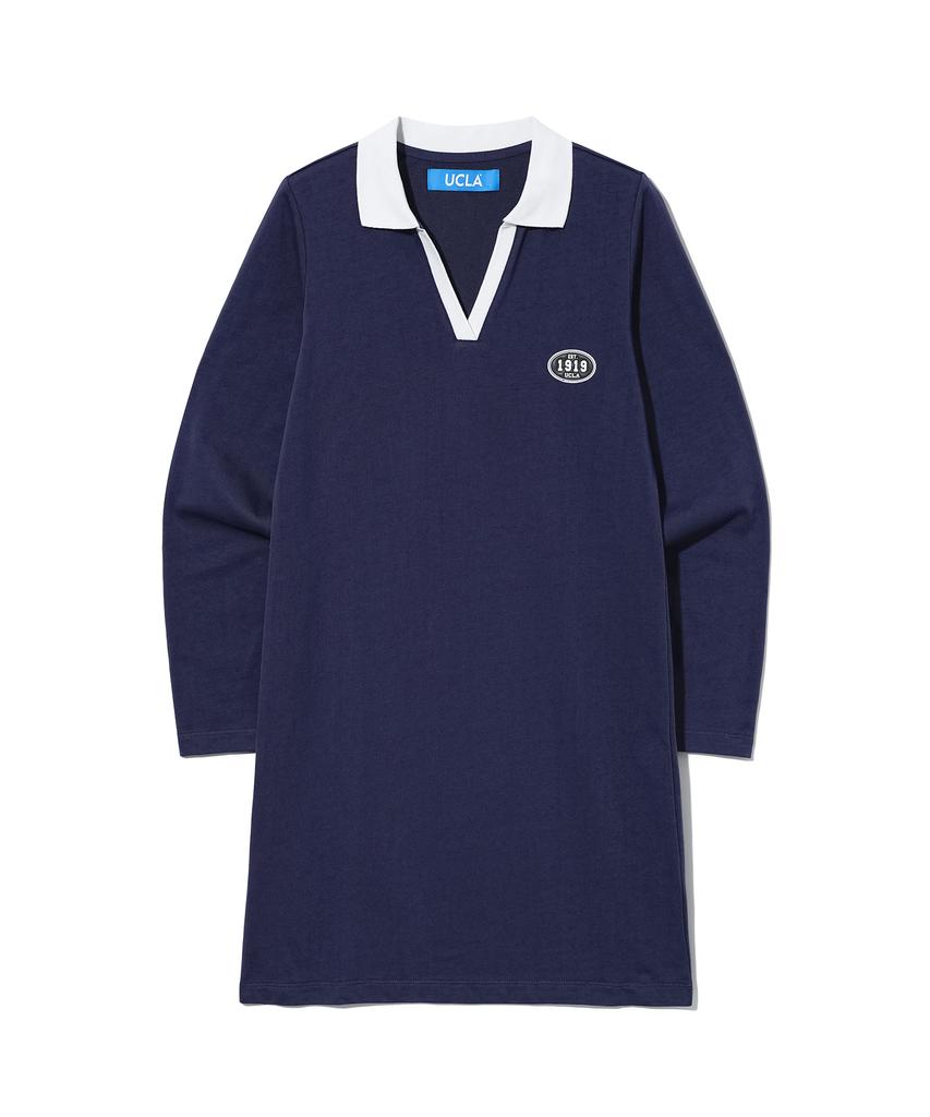 Ucla Women'S 1919 Ucla Open Collar Dress [Navy] (Ub9Op50)