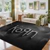 Korn Design Crystal Velvet Rug Soft Decorative Mat for Bedroom Entrance