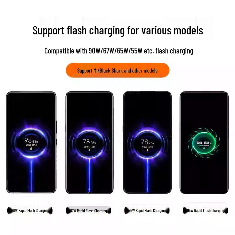 Xiaomi 90W EU Charger & Fast Charging Cable for 15Pro/14/K70e/K80