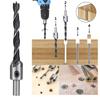 7pcs Three-pointed Woodworking Countersink Drill And Hole Expansion Drill