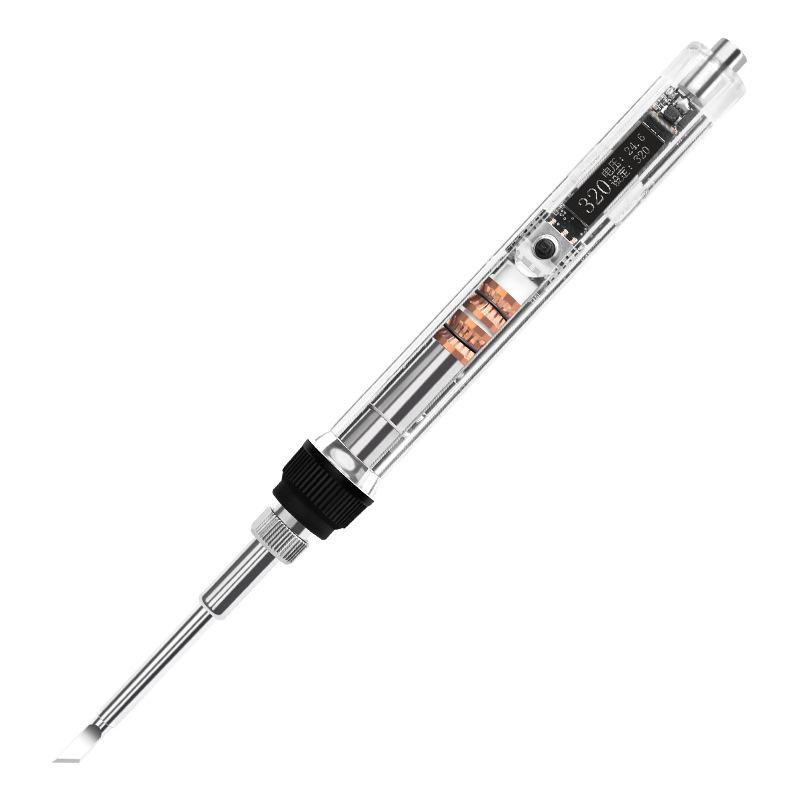 OLED T12 Mini Portable Adjustable Temperature Soldering Iron with T12 Tip
