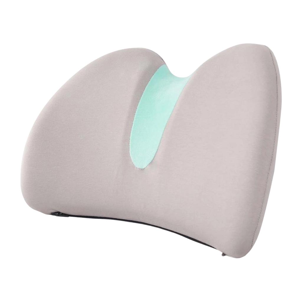 Ergonomic Lumbar Support Cushion and Cushion Set for Chair - Memory Foam Back with Hip Pad for Comfort and Posture Support