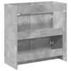 Bathroom Vanity Unit Concrete Grey 78.5 x 37.5 x 81 cm Particleboard