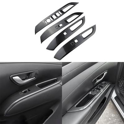 Car Door Window Glass Lift Control Switch Panel for Hyundai Tucson 2025 2026 LHD Interior Stickers Car Styling Accessories