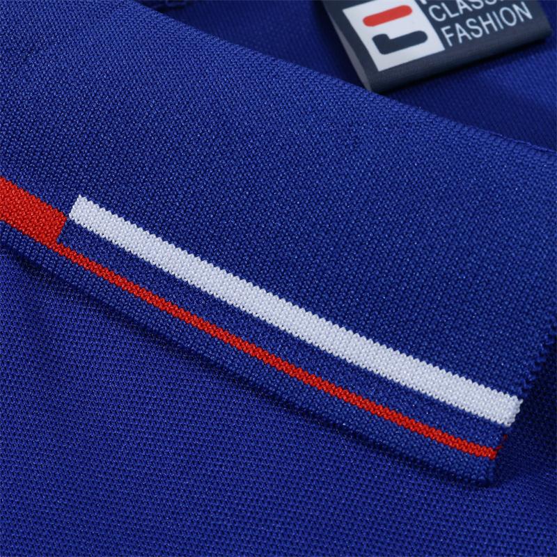 Casual Summer Solid Men's Polo Shirt Top Business Polo Men Short Sleeve Sports Tee Shirts Blue Black White Tops