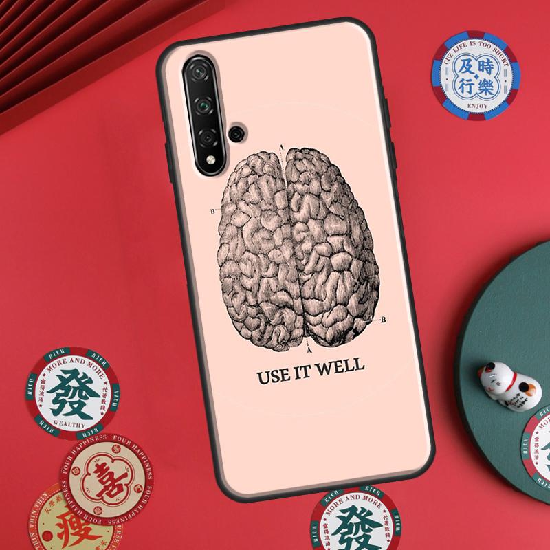 

Anatomy Brain For Huawei P60 Pro P30 P40 Lite Nova 7i 8i 11i 12i 12s 10 9 SE Y90 Y60 Y70 Y72 Y61 Y91 Case Huawei Nova 7i