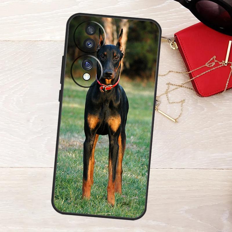 Doberman Dog Case For Honor Magic 8 5 6 7 Lite 50 70 90 200 400 Pro X8b X8c X9a X9b X9c X9d Win RT Cover