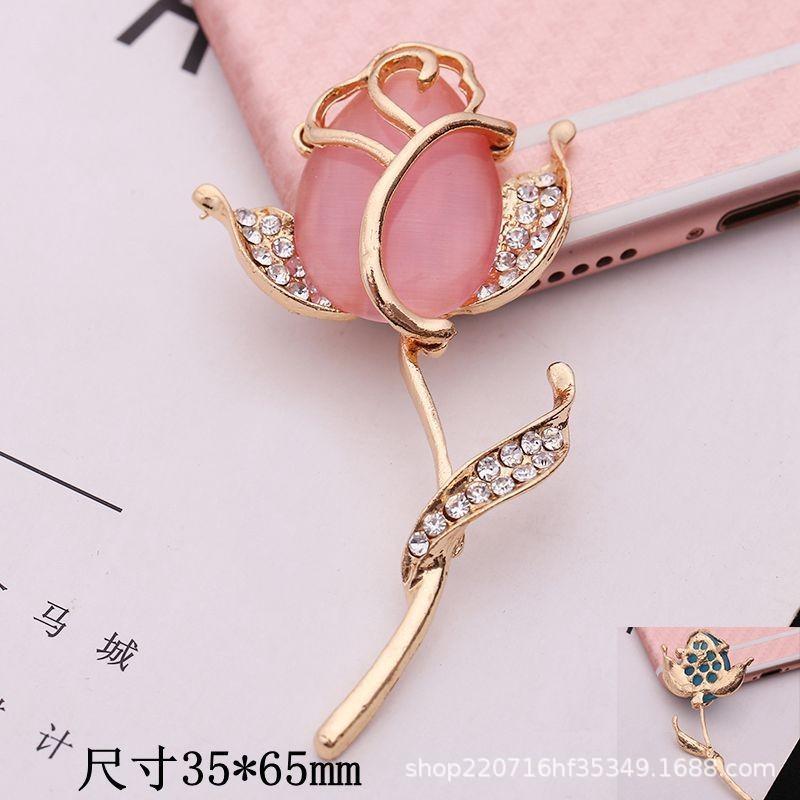 DIY Jewelry & Alloy Hair Accessories: Diamond Butterfly, Rose, Flower, Animal Phone Case & Headwear Decor.