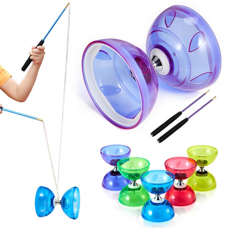 Portable Diabolo Chinese Yoyo Diabolo Set Portable Fitness Gear For Adults Kids Elderly Outdoor Indoor Toys Exercise