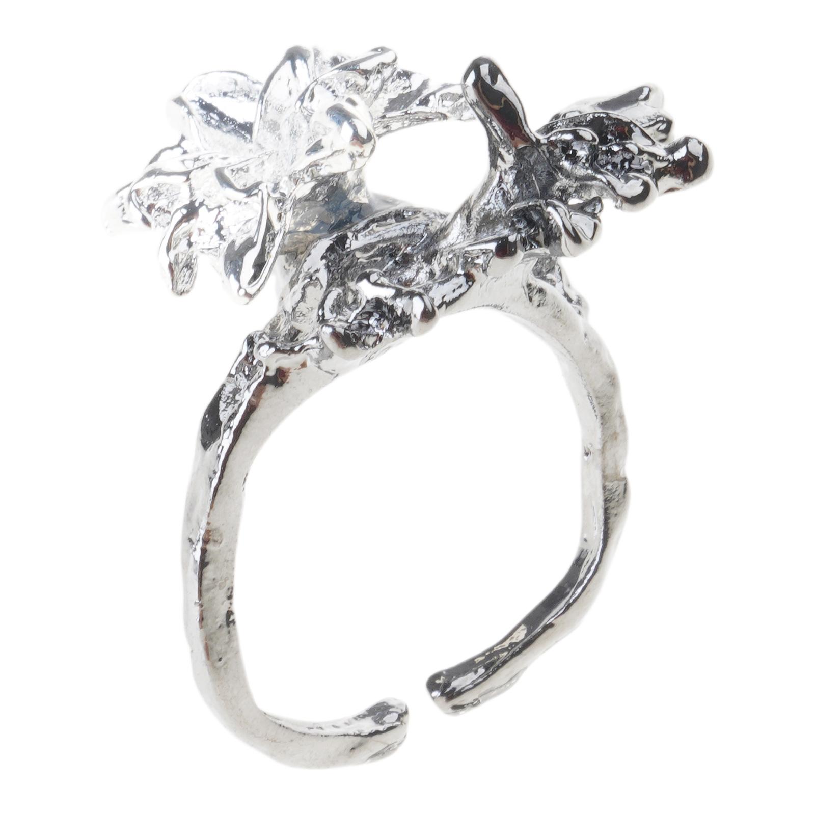 

Регулируемые кольца Mando Flowers для женщин и девушек, спиннер для снятия тревожности с дизайном подсолнуха, ромашки, бабочки