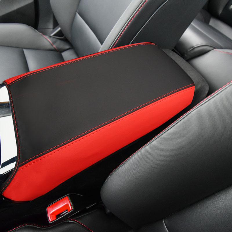 Car Armrest Box Cover For MG4 EV 2022 Mg 4 EH32 2023 Central control PU Leather protective pad Interior modification accessories