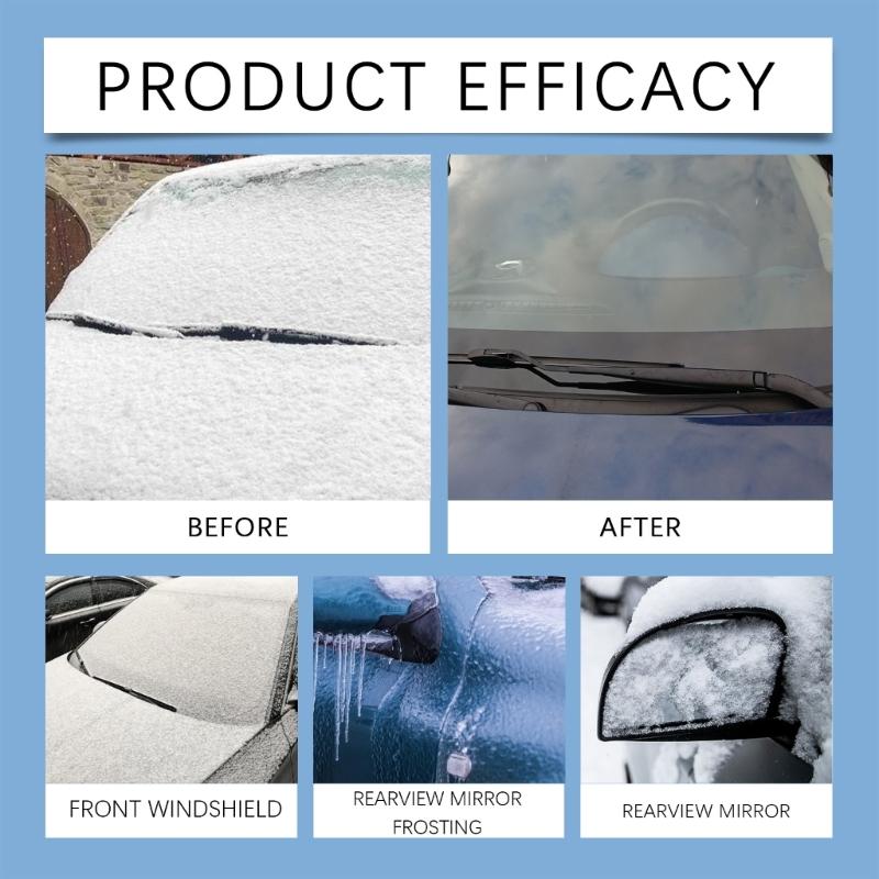Car Ice Remover Sprayer Winter Car Windshield Deicer Snow Removal Sprayer Defrosting AntiIcing Tool 200ml