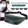 New Outdoor Men's Waist Bag Street Trend Chest Bag Crossbody Bag Sports Running Close Fitting Waist Bag