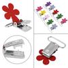 10Pcs Lot 25mm Mini Plum Shape Suspender Pacifier Braces Clip Holder