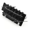 Silver/Black Vintage Electric Guitar Double Locking Tremolo Bridge System