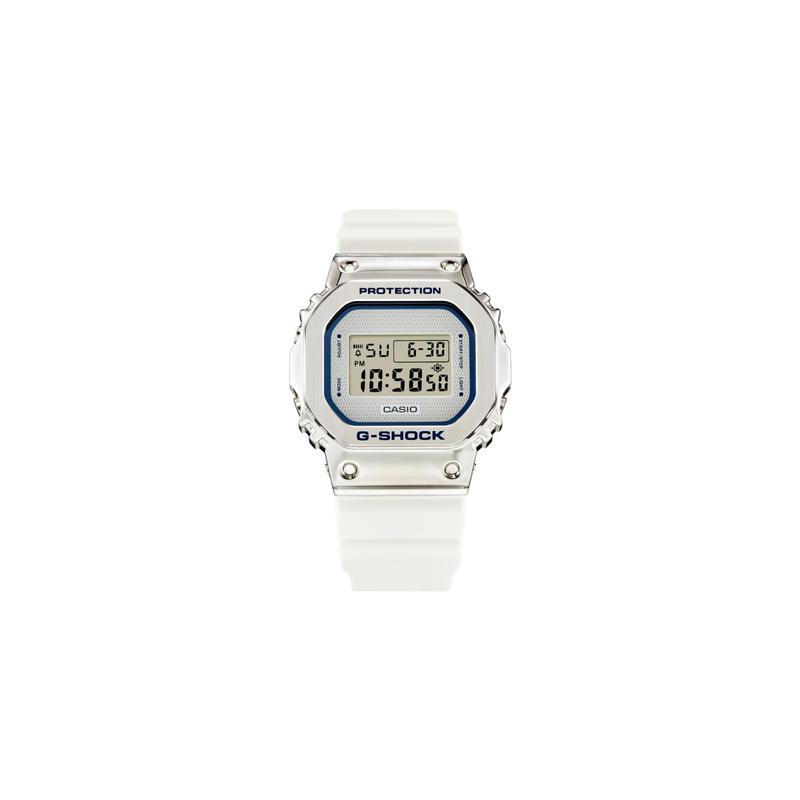 Casio all-metal series-square dial digital display 200 meters waterproof China Aerospace Space Creation Cooperation Model Solar GM-5600LC-7PRH