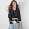 Chuyu Women's Striped Knit Cardigan
