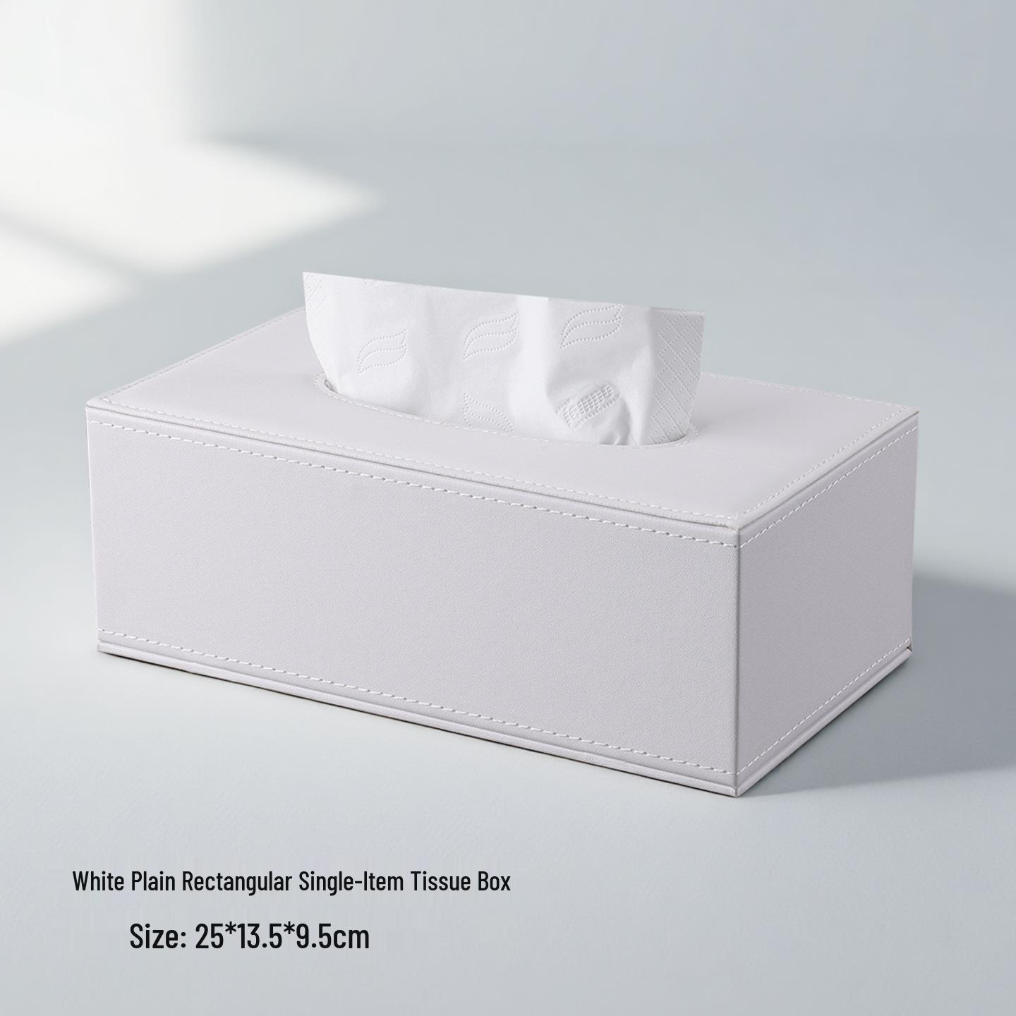 

Modern Minimalist Leather Tissue Box for Home, Office, or Hotel Large