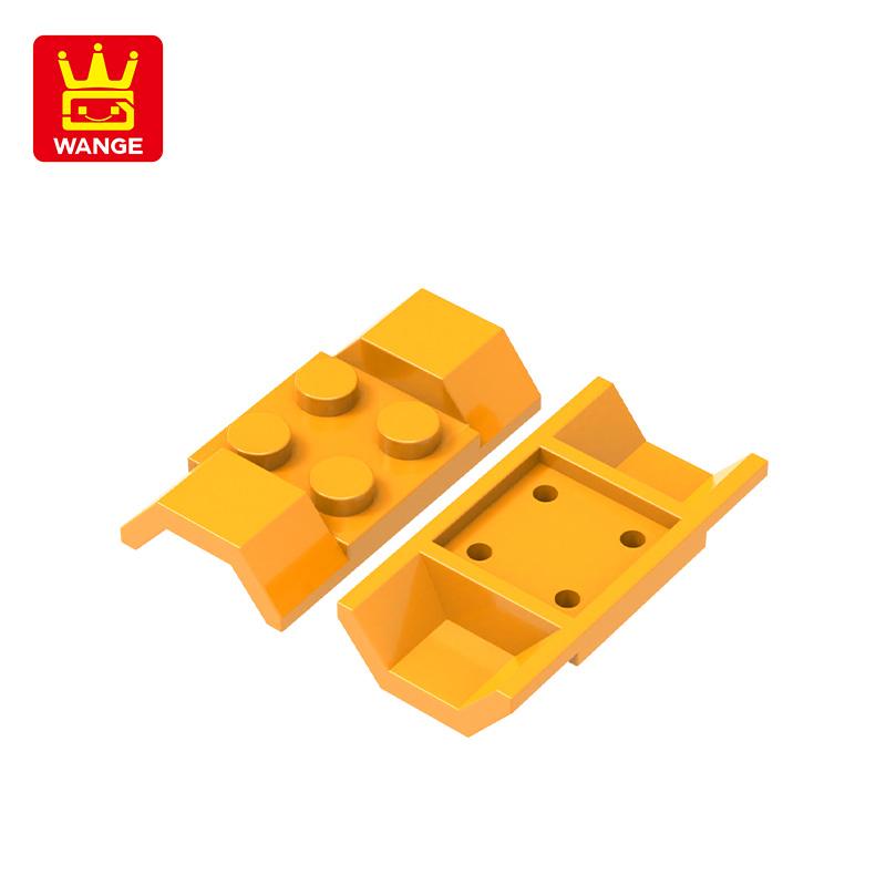 Non-Toxic 3787 100G/80Pcs 2X4 Car Fender Block Moc Color Arched Accessories Compatible With Bricks Diy Children'S Toy Assembly Gift