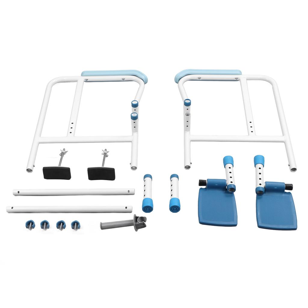 Toilet Safety Rail with Pedal Heavy Duty Height Adjustable Toilet Handrail Frame for Elderly
