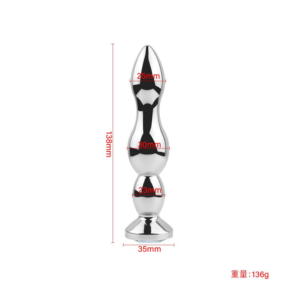 Long Metal Butt Plug Bolt Adult Sex Health Care Products Toy