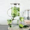BEIDIN 1200ml Glass Water Pitcher