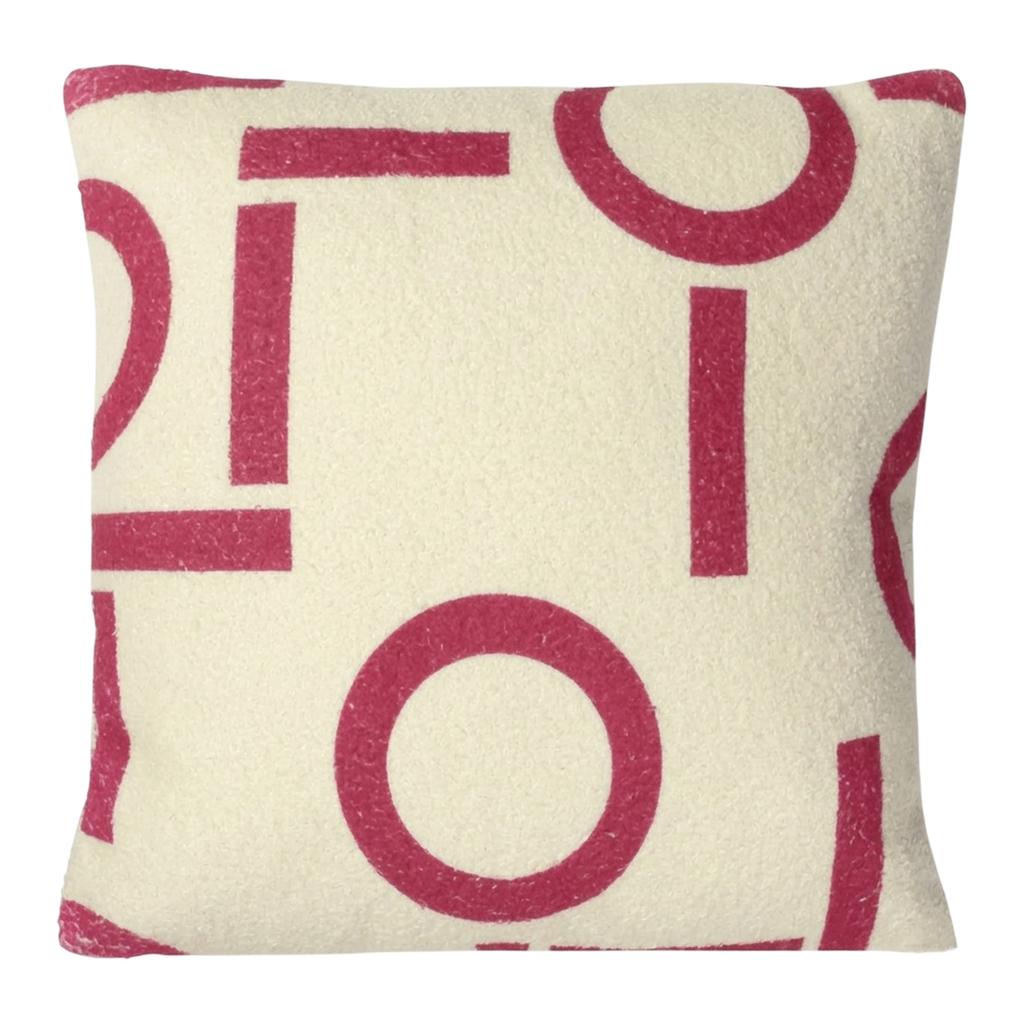 Furn Husă de pernă imprimată din shearling