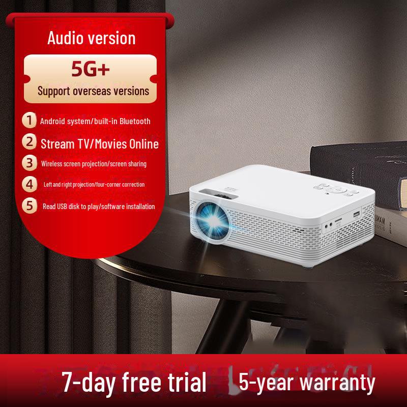 Ultra HD Smart Home & Hotel Projector for Mobile and Office Use