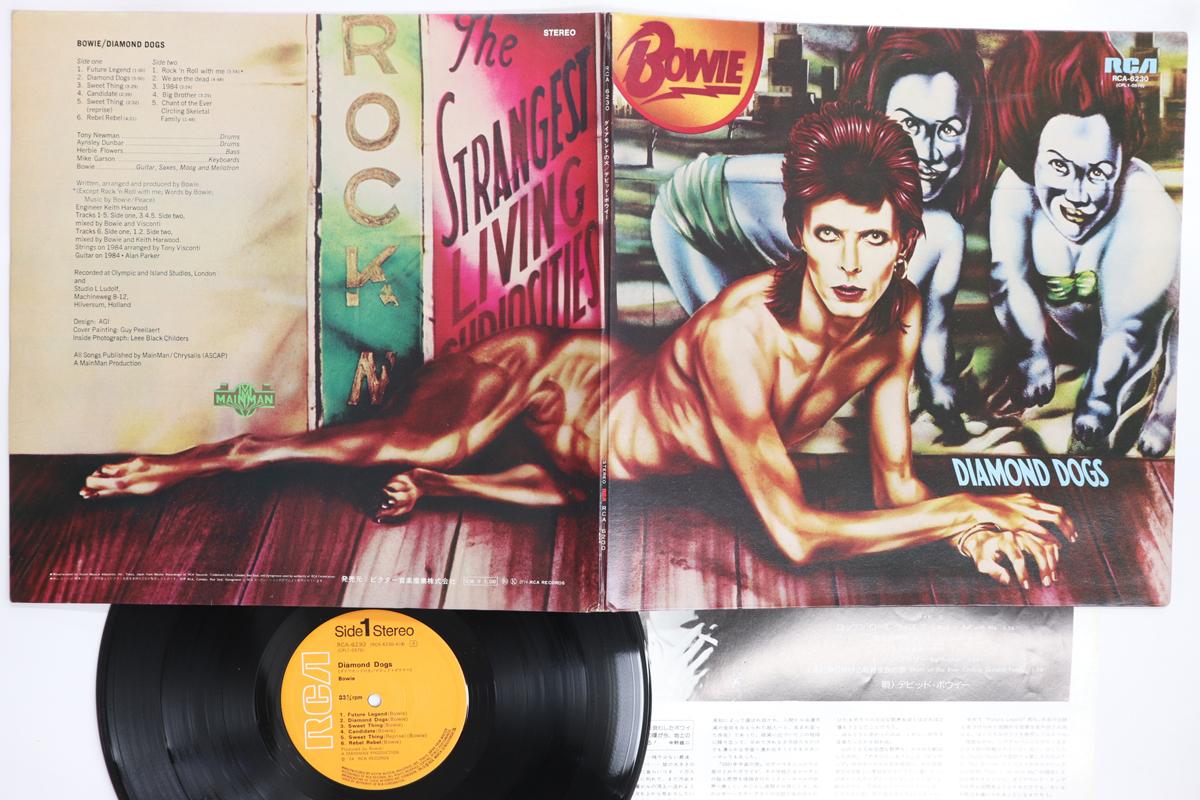 

LP Record DAVID BOWIE Diamond Dogs RCA6230 RCA 1974 Japan Rock Used