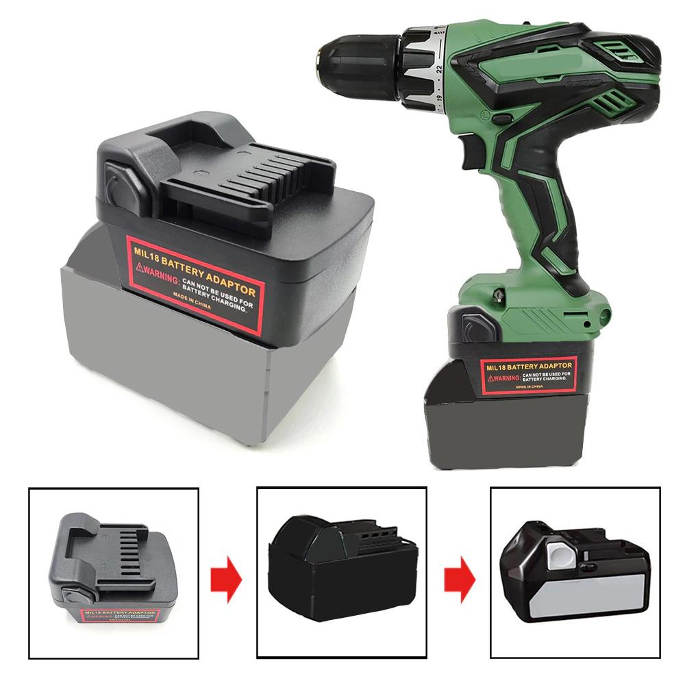 

Адаптер для литиевой батареи Milwaukee 18 В, преобразованный в литиевую батарею Hitachi / Hikoki 18 В, электроинструмент