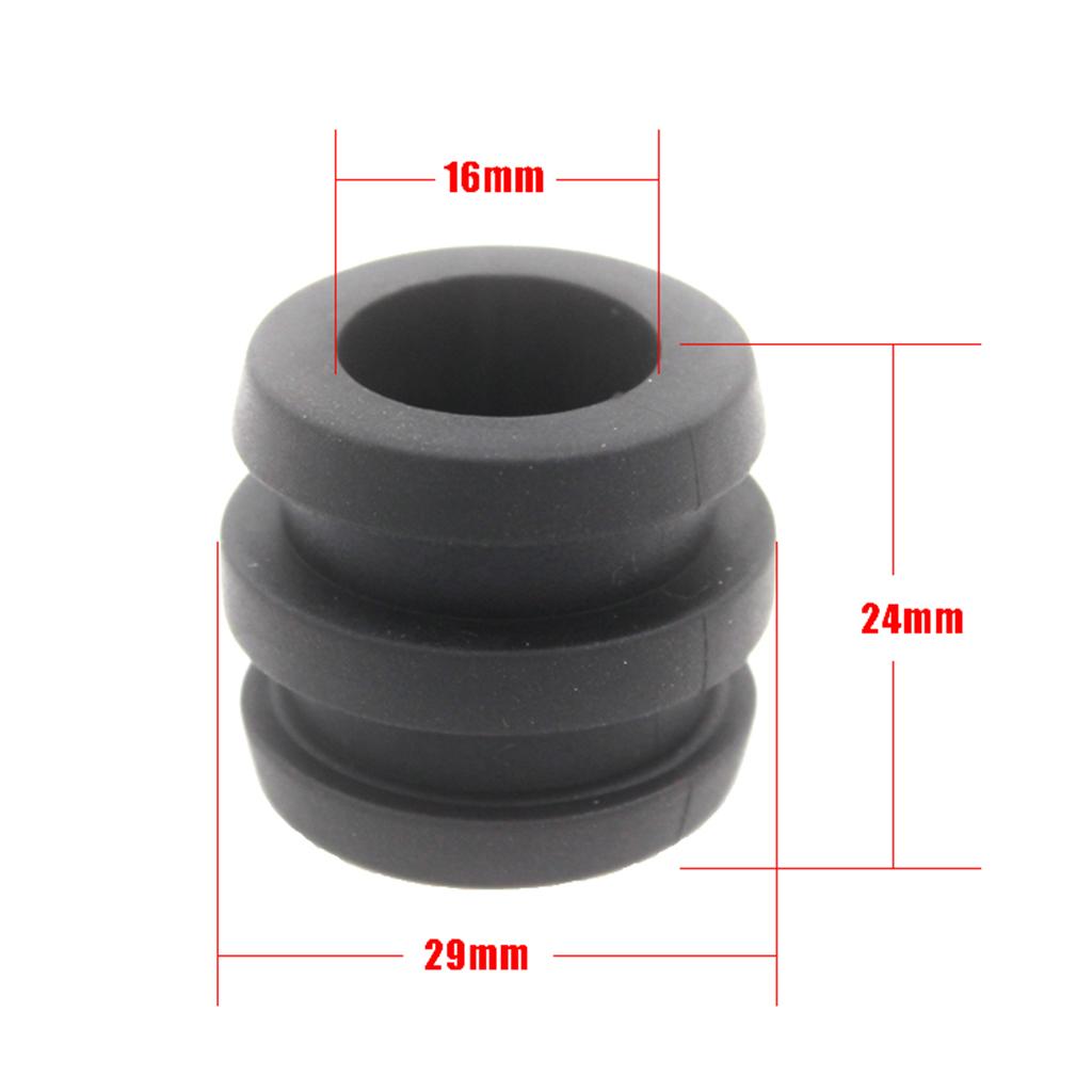 10Pcs/Set 16mm Foosball Table Rod Bumpers Buffer For Soccer Football Black