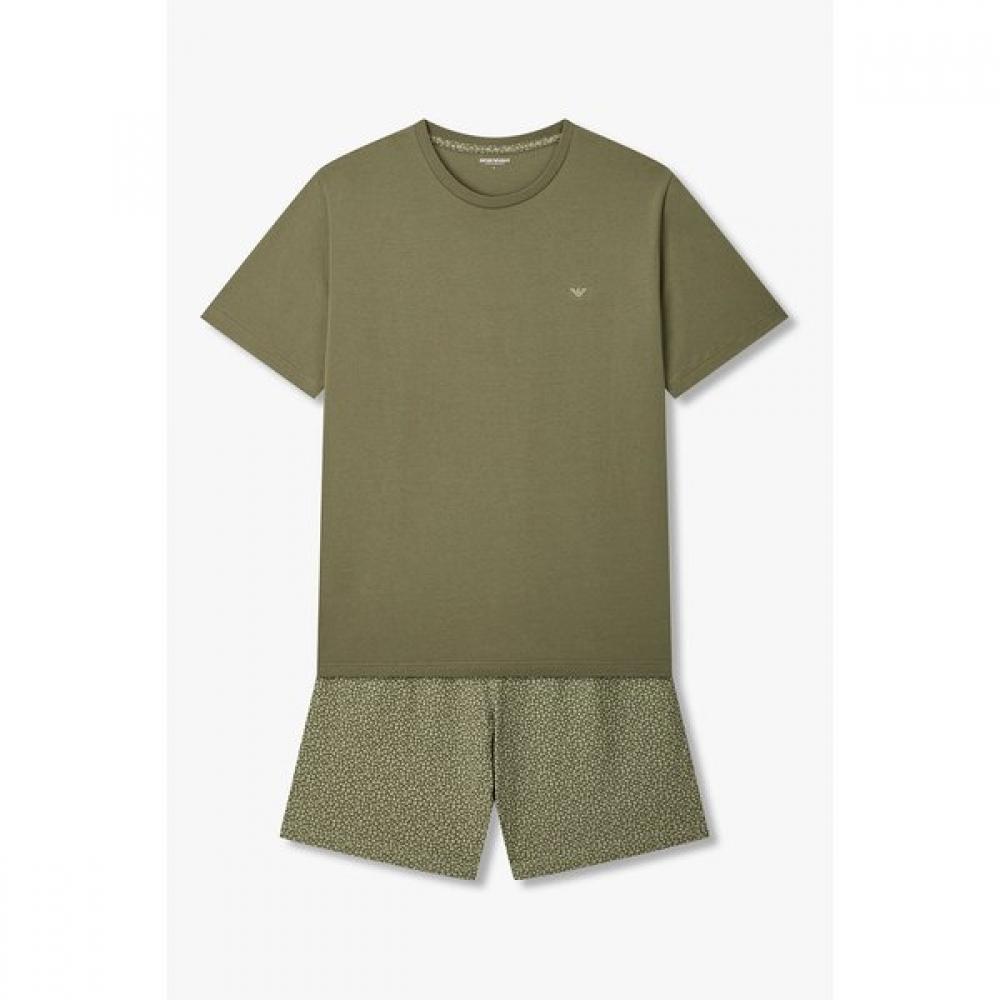 Emporio Armani Men S Lounge Set Patterned Cotton 0816139021 L(105)