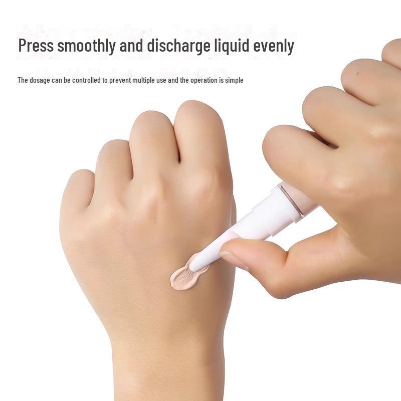 Portable Vacuum Press Bottle: Liquid Foundation, Lotion, Eye Cream, Anti-oxidation Travel Pen