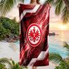 Asciugamano da Spiaggia Calcio Eintracht Frankfurt Morbido Microfibra Asciugamano Estivo Asciugatura Rapida Assorbente per Spiaggia Piscina Viaggio
