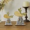 1PC Home creative Christmas wooden elk desktop ornaments window display small gifts Christmas decorations