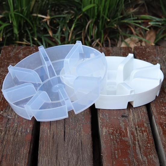 Flower Pot Tray Good Drainage Moisturizing Effect Lightweight Design Drainage Plant Tray Hollow Design Plant Saucer