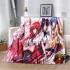 D Sexy Girl High School DxD Anime Plush Throw Blanket Soft Flannel for Bedroom Living Room Sofa Picnic Kids
