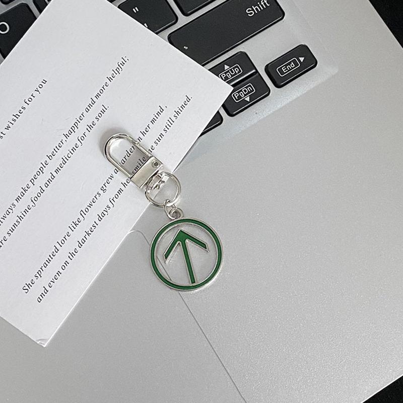 Personality Cool Crowe Heart Cross Key Chain Creative Revolving Smiley Face Bag Pendant For Lovers Gift