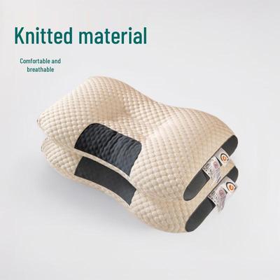 3D Knitted Cotton Wave Massage Pillow - Sleep Aid for Student Dormitory & Home