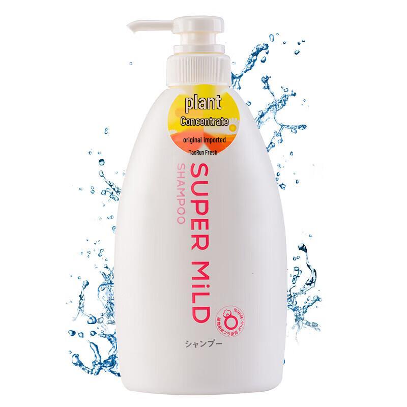 SUPER MILD Sanftes & Geschmeidiges Shampoo mit Blumenduft 3 x 600ml Packung