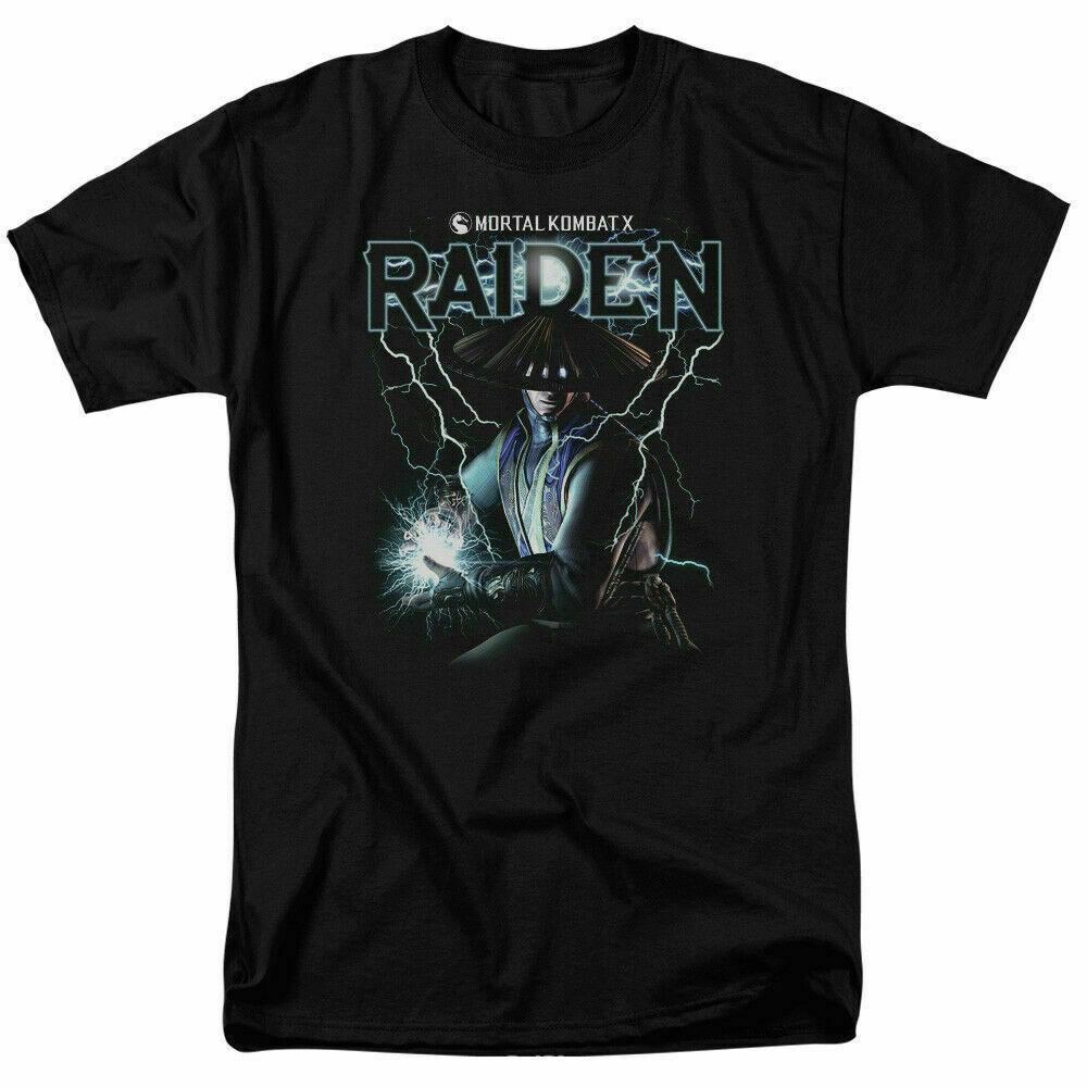 

26 Mortal Kombat Raiden T Shirt Licensed Comic Book Video Game Tee Black Unisex T-Shirt S разноцветный