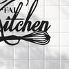 Creative Kitchen Wall Graphics Minimalist Stickers, Waterproof PVC Decals with Handwritten Chef Hat Easy To Apply Decor And Egg Beater Design, Modern