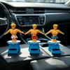 Surfing BilFigur Surfare Pojke Solcellsdriven Nickande Leksak, Tecknad Bobblehead för Mittkonsol Tillbehör Instrumentbräda, Bil Gungande Skakande Figur Kontor