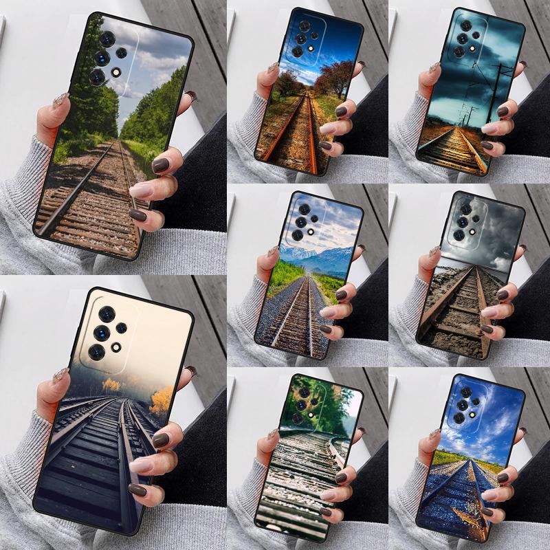 Scenic Railroad Train rail Phone Case For Samsung Galaxy S25 S23 S30 S8 S21 S20 FE S24 S22 Note 10 20 Plus lite Ultra