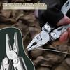 Tralow 28 In 1 Multi Tool Pliers Stainless Steel Foldable With Thread Cutter Knife Saw Screwdriver For Camping Repair