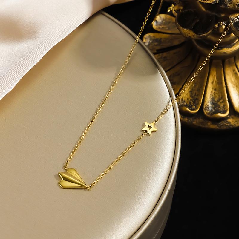 2025 Women's Airplane Necklace: Luxury Trendy Summer Chain, Cold Style, Non-Fading